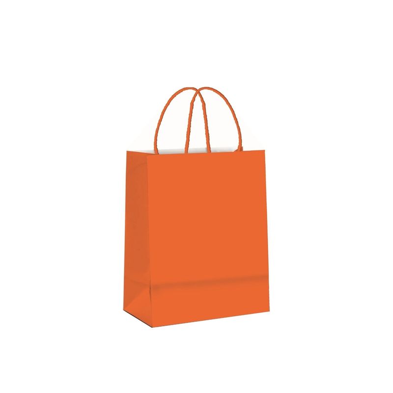 Sacola-para-Presente-em-Papel-21.5x15x8cm-Tamanho-P-Laranja-Cromus--10-unidades-