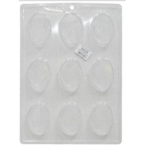 Forma de Acetato Simples Semiprofissional Sabonete Oval Liso Ref. 25 (01 unidade)