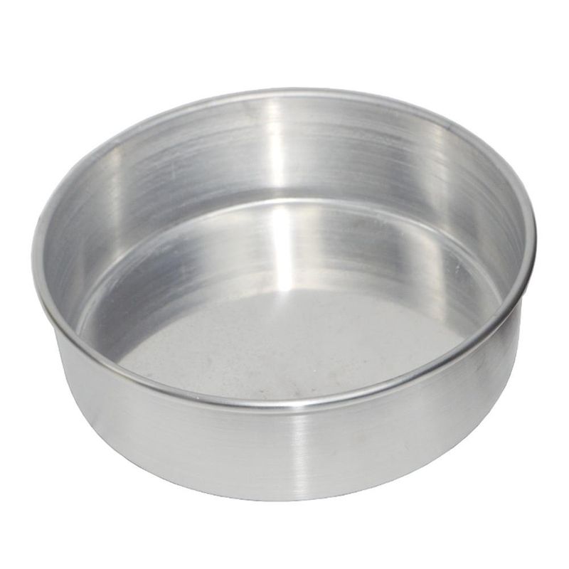 Forma-de-Aluminio-Redonda-Reta-para-Bolo-com-Fundo-Fixo-26x8cm-Aluminio-Circular--01-unidade-