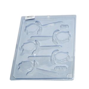 Forma em Acetato Pirulito Tulipa RF-252 BWB (01UND)