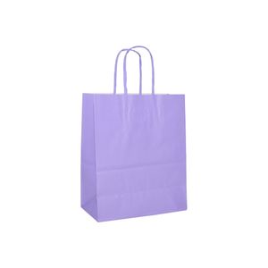 Sacola em Kraft na cor Lilás 18x9x22cm LC (10UND)
