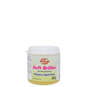 Gel para Papel Arroz Soft Brilho Arcólor (200 gramas)