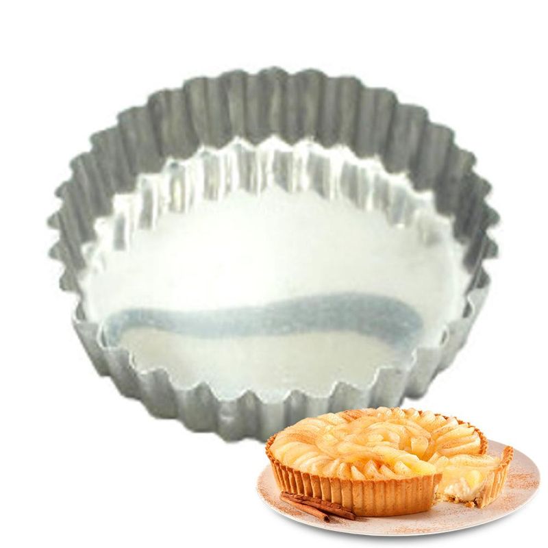 Forma-de-Aluminio-para-Torta-Crespa-Fundo-Fixo-20cm-Ref.-0269-Caparroz--01-unidade-