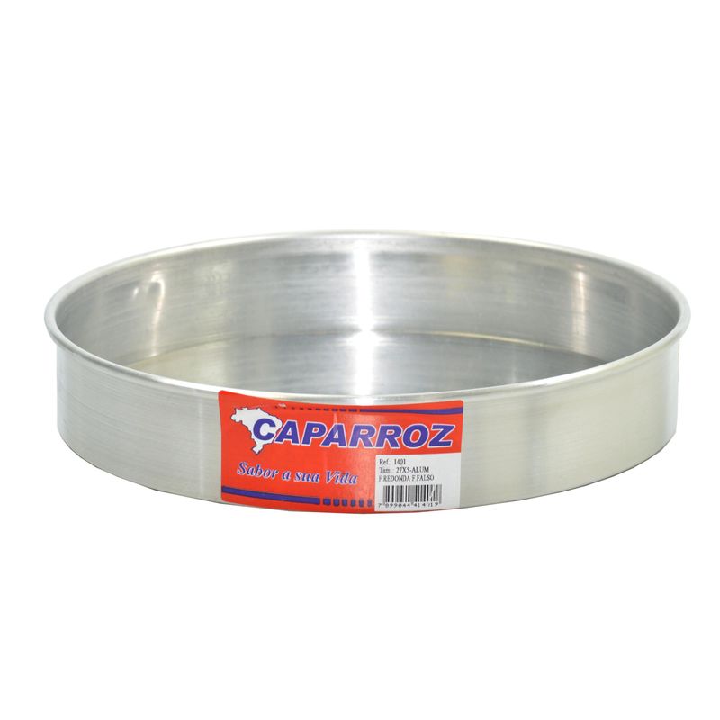 Forma para Torta com Fundo Falso 27x5cm em Alumínio Caparroz (01UND)
