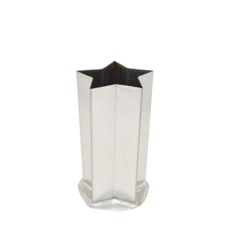 Forma-para-Vela-Estrela-6x10cm-5-Pontas-em-Flandre-Ref.-25353--01UND-
