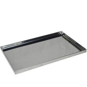Bandeja de Inox Lisa 45x25x2cm Caparroz (01 unidade)