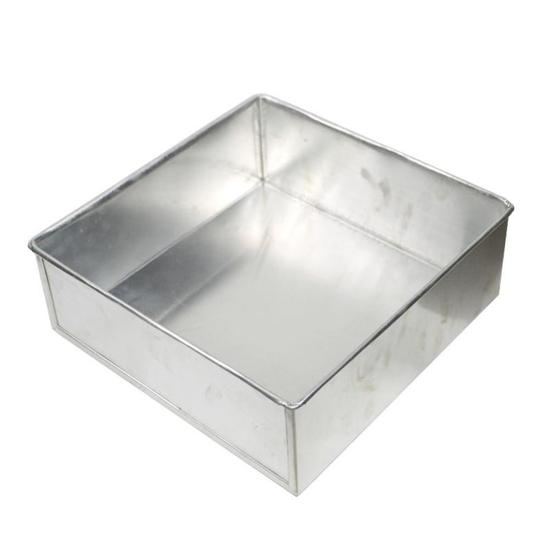 Forma-de-Aluminio-Quadrada-Fundo-Fixo-para-Bolo-25x25x10cm-Aluminio-Circular--01-unidade-