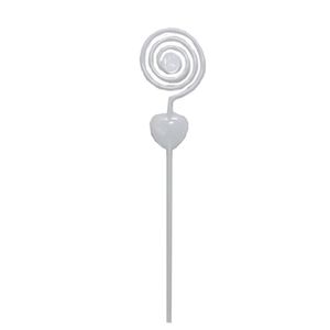 Espiral Plástico Branco 2,8cm x 11,6cm (10 unidades)