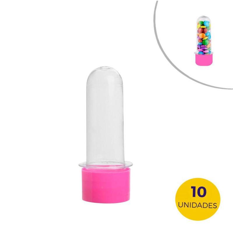 Tubete-Pequeno-Com-Tampa-Rosa-Pink-8cm-Mirandinha-Miniaturas--10-unidades-