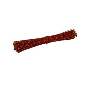 Maço de Arame Encapado Espessura N. 26 Vermelho e Dourado 10 cm Ref. 275 Pistilos Primor (100 unidad