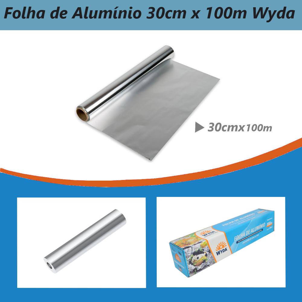 Papel Aluminio Wyda 30cm x 100m - PURPURINA