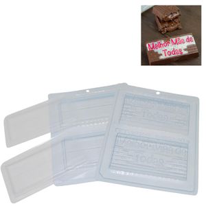 Forma de Acetato com Silicone Tablete Melhor Mãe de Todas Ref.: 10186 BWB (1 unidade)