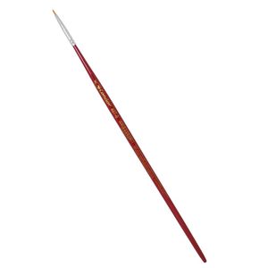 Pincel Artístico Redondo Filete Ponta Filamento Sintético Toray Dourado Ref. 407-0 Condor (01 unidade)