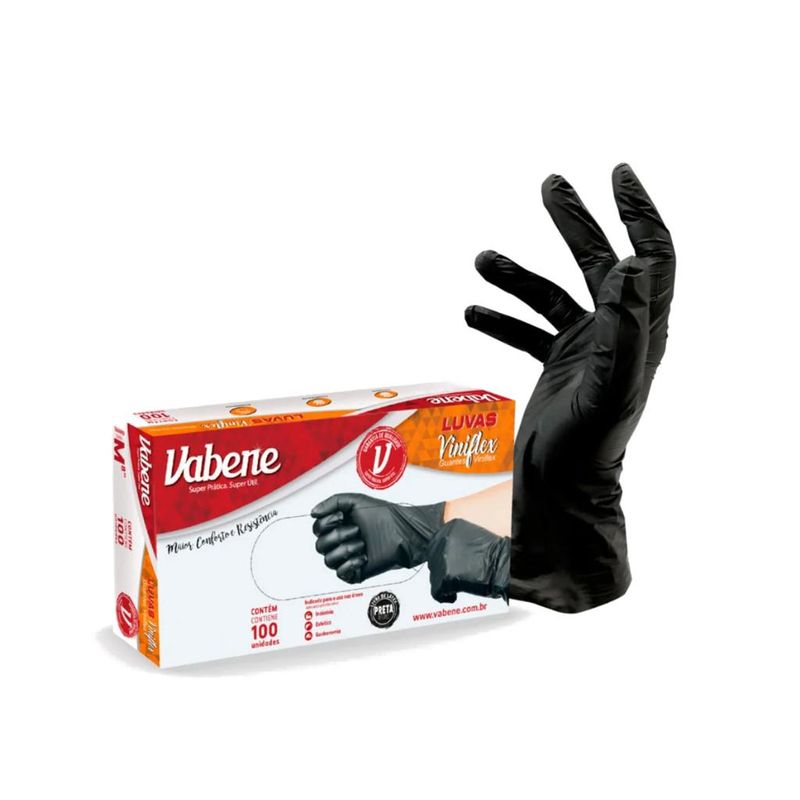 Luvas-de-Seguranca-Viniflex-Preta-Tamanho-G-9--Vabene--100-unidades-