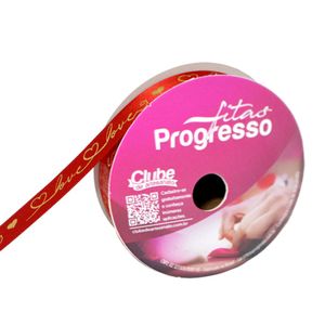 Fita de Cetim ECF 003H 15mm Cor 395 Love Progresso (10 metros)