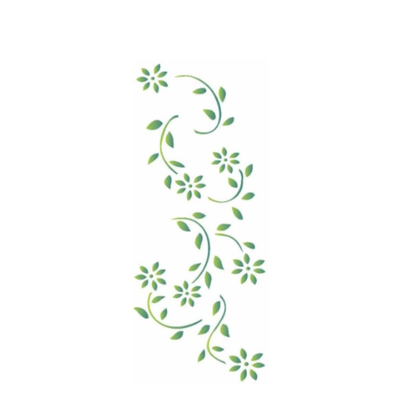 Stencil-Simples-de-Acetato-para-Pintura-7x15cm-Ref.-OPA-1963-Flores-Margarida-OPA--01-unidade-