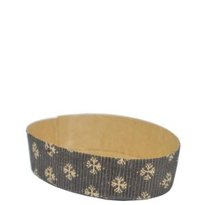 Forma de Papel Oval S/ Tampa Micro-ondulada Decorada 100gr 13.7x9.5x3cm Top Line (10 unidades)