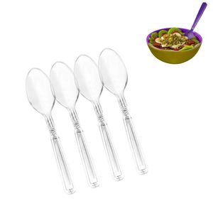Colher Forte Cristal Strawplast (50 unidades)