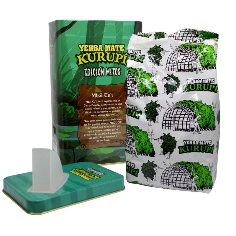 Erva-Mate-Sabor-Menta-e-Boldo-Edicao-Mitos-Mboi-Tu-i-Kurupi--500-gramas-