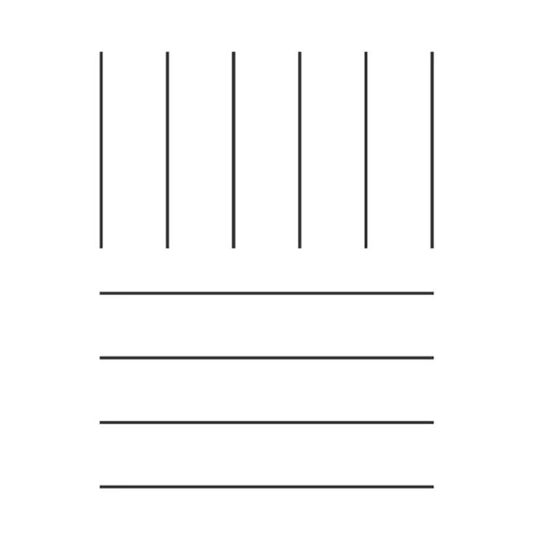 Stencil Simples de Acetato para Pintura 20x25cm Ref. OPA 3207 Estamparia Grid OPA (01 unidade)