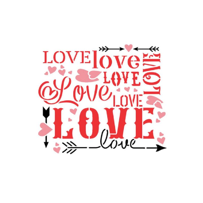 Stencil-Simples-de-Acetato-para-Pintura-15x20cm-Ref.-OPA-3257-Estamparia-Love-OPA--01-unidade-