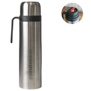 Garrafa Térmica Clássica Prata Mate In Box (950 ml)