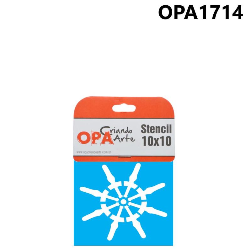 Stencil-Simples-de-Acetato-para-Pintura-10x10cm-Ref.-OPA-1714-Infantil-Manche-OPA--01-unidade-