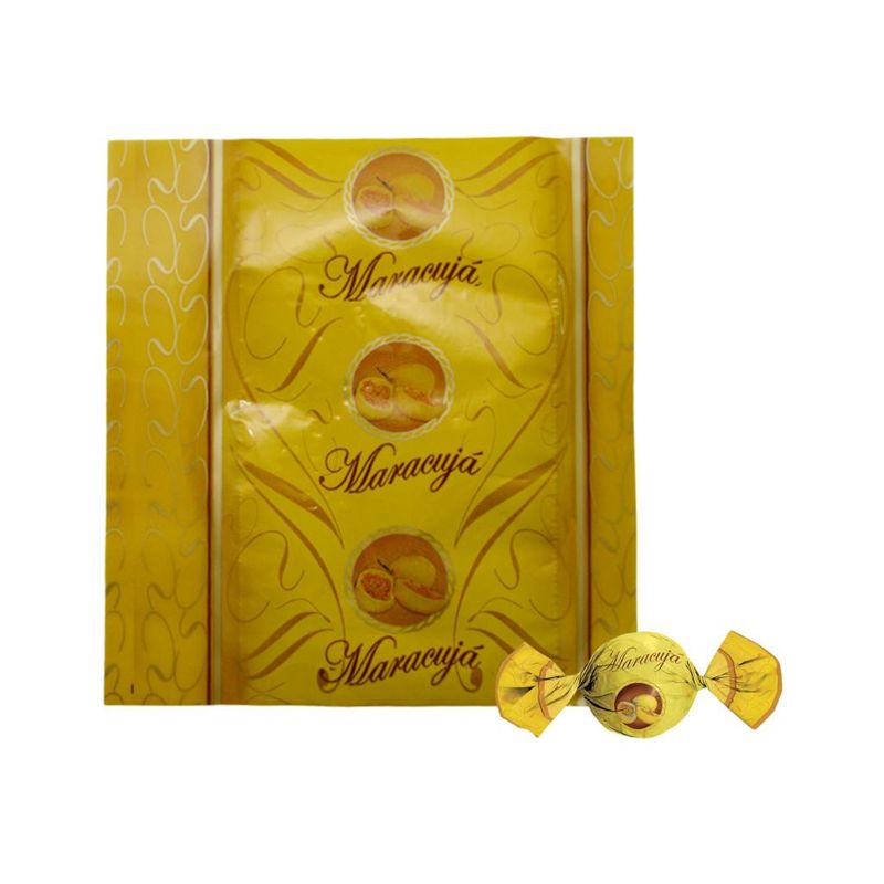 Embalagem para Trufas e Bombons Maracujá Cromus (100 unidades)