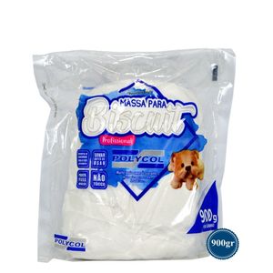 Massa Pronta para Biscuit Super Branco Polycol (900 gramas)