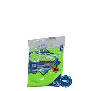 Massa Pronta para Biscuit Verde Neon Polycol (90 gramas)