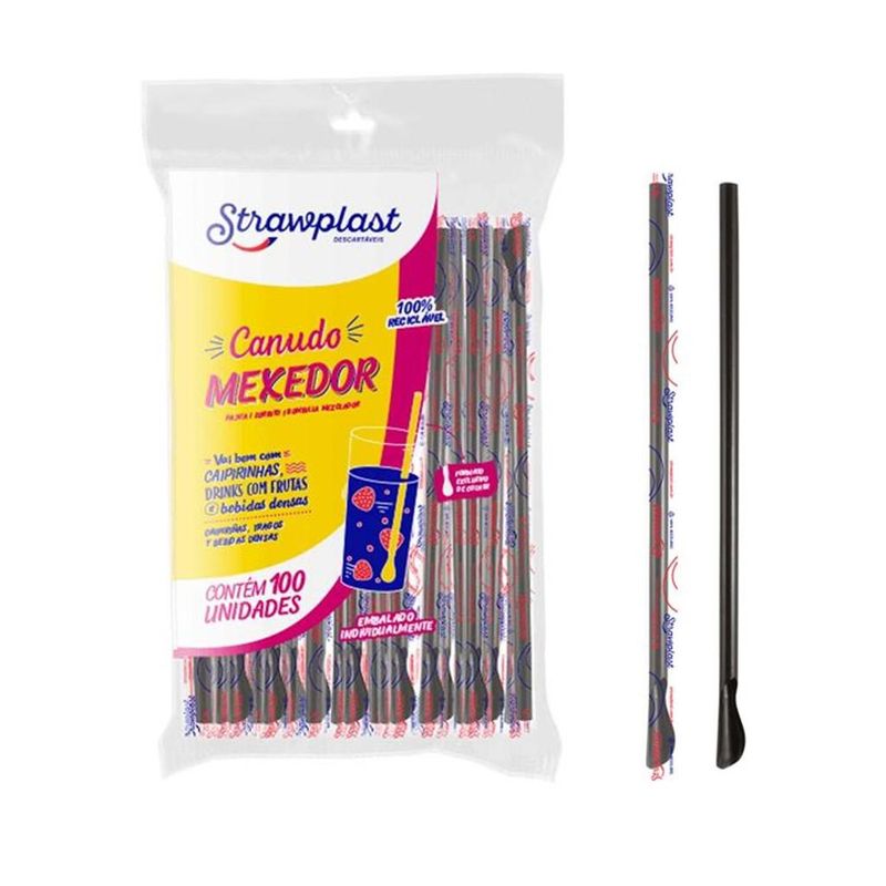 Canudo-Mexedor-Preto-Embalagem-Individual-Strawplast--100-unidades-