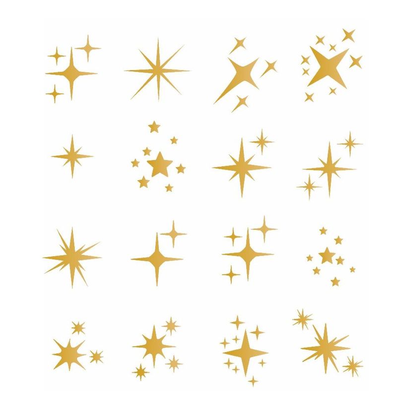 Stencil-Simples-de-Acetato-para-Pintura-20x25cm-Ref.-OPA-3293-Estrelas-Natalinas-OPA--01-unidade-