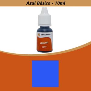 Pigmento Líquido para Resina Azul Básico Saramanil (10ml)