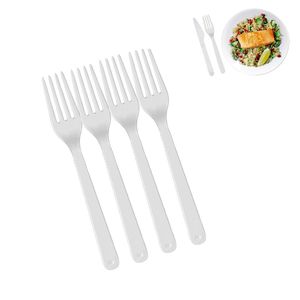 Garfo Forte Branco Ref. 165 Strawplast (50 unidades)