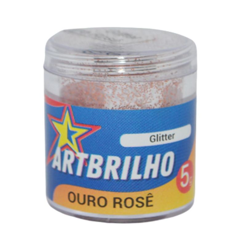 Glitter Ouro Rosê ArtBrilho (5 gramas)