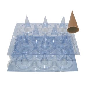 Forma em Acetato com Silicone Cone Médio Ref. 859 BWB (01UND)