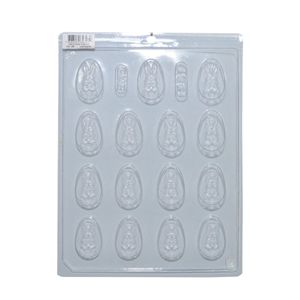 Forma em Acetato Tabletinho Coelho Ref.209 150gr com 15 cavidades BWB (01UND)