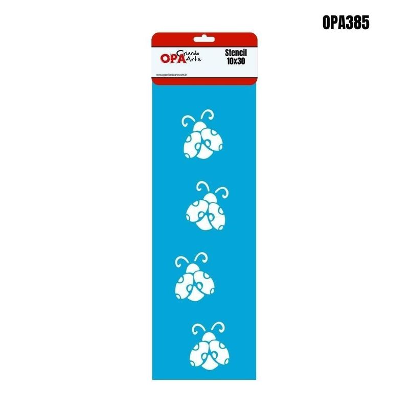 Stencil-Simples-de-Acetato-para-Pintura-10x30cm-Ref.-OPA-0385-Estamparia-Joaninhas-OPA--01-unidade-
