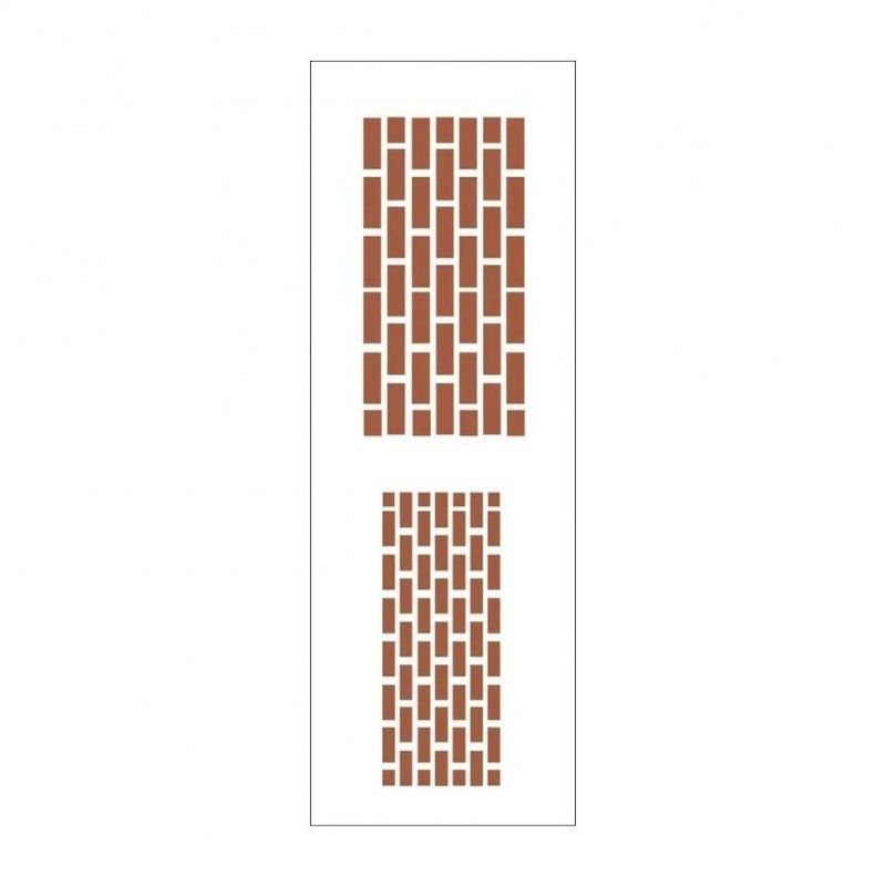 Stencil-Simples-de-Acetato-para-Pintura-10x30cm-Ref.-OPA-052-Tijolos-I-OPA--01-unidade-