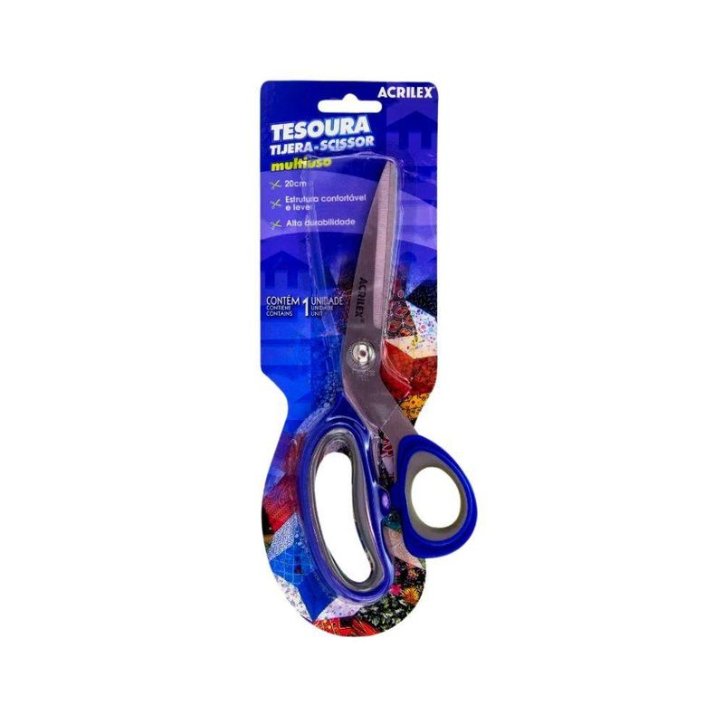 Tesoura-Multiuso-20cm-Ref.--22520-Azul-Acrilex--01-unidade-