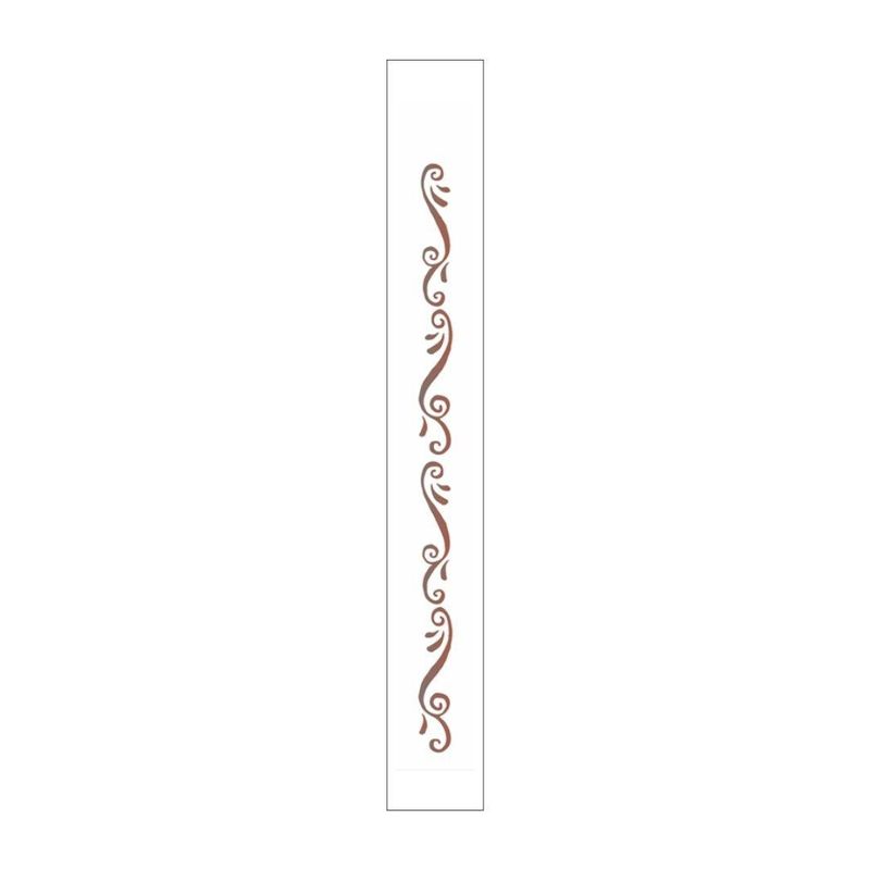 Stencil-Simples-de-Acetato-para-Pintura-4x30cm-Ref.-OPA-763-Arabesco-Barroco-OPA--01-unidade-