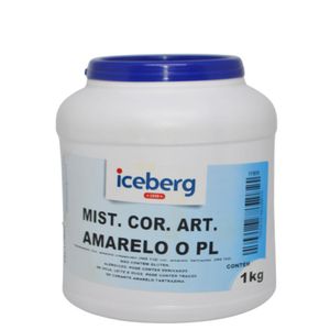 Mistura Corante em Pó Artificial Amarelo O PL 1kg Iceberg (01 unidade)