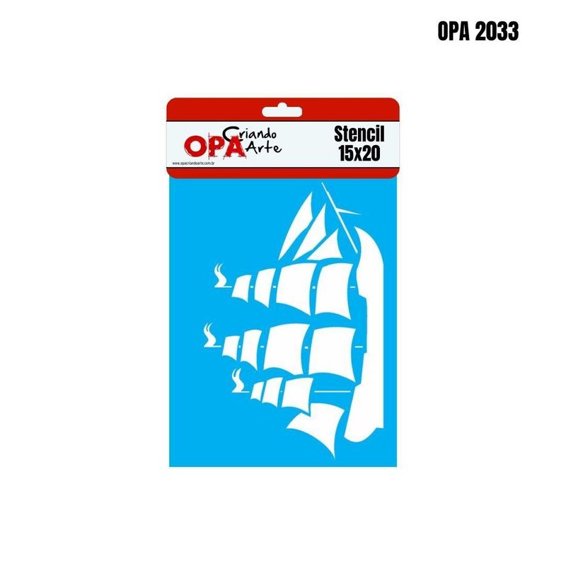 Stencil-Simples-de-Acetato-para-Pintura-15x20cm-OPA-2933-Caravela--01-unidade-