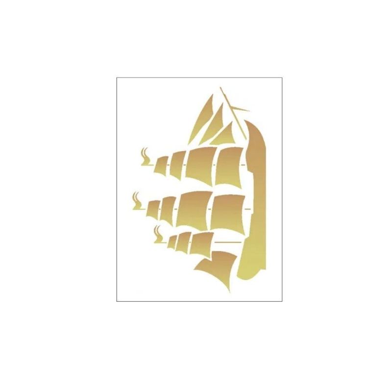 Stencil-Simples-de-Acetato-para-Pintura-15x20cm-OPA-2933-Caravela--01-unidade-