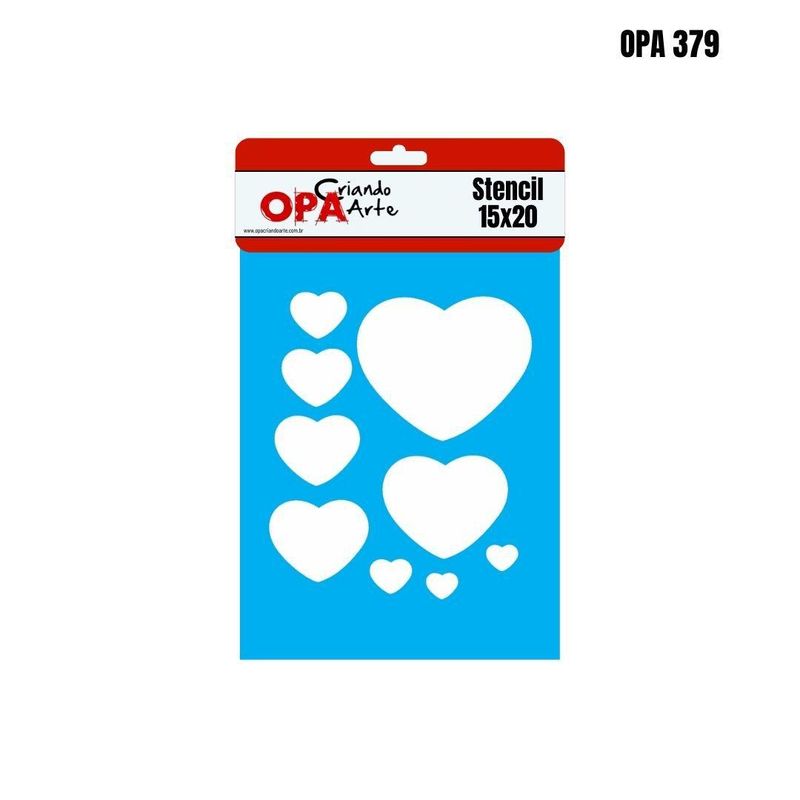 Stencil-Simples-de-Acetato-para-Pintura-15x20cm-OPA-379-Coracoes-Patchwork--01-unidade-