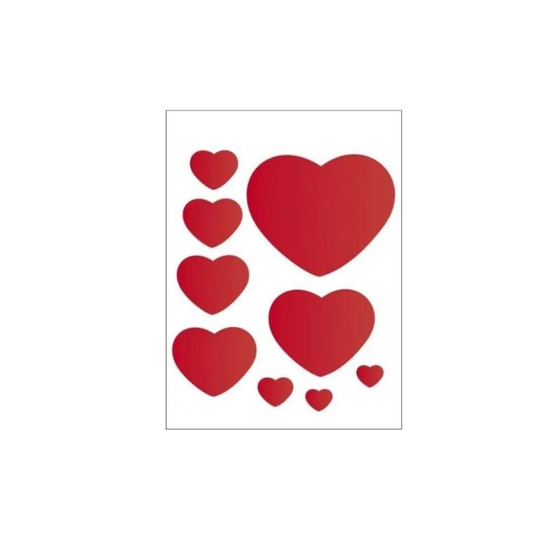 Stencil-Simples-de-Acetato-para-Pintura-15x20cm-OPA-379-Coracoes-Patchwork--01-unidade-