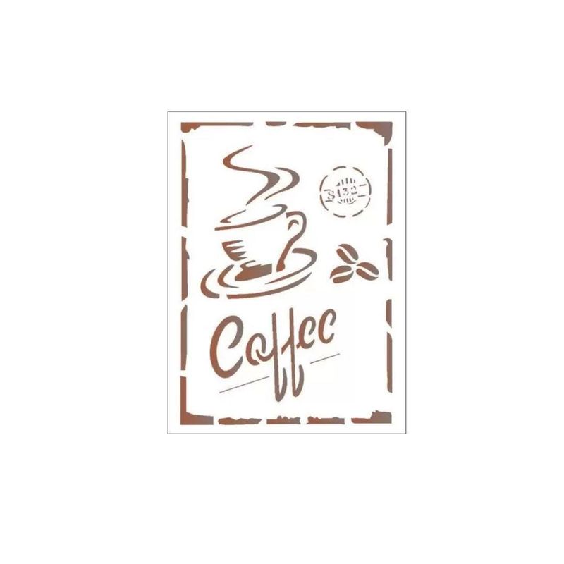 Stencil-Simples-de-Acetato-para-Pintura-15x20cm-OPA-1753-Coffee--01-unidade-