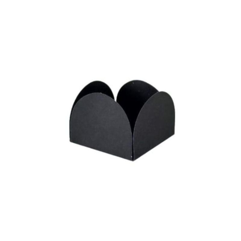 Forminha-4-petalas-34x34x22mm-Preta-Sulformas--50-unidades-