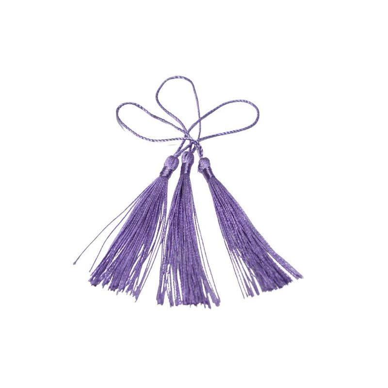 Enfeite-de-Tecido-Franja-Tassel-Lilas-Art-Lille--12-unidades-