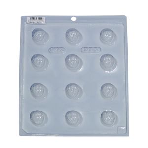 Forma em Acetato Bombom Cerejão Eliptico RF-338 BWB (01UND)